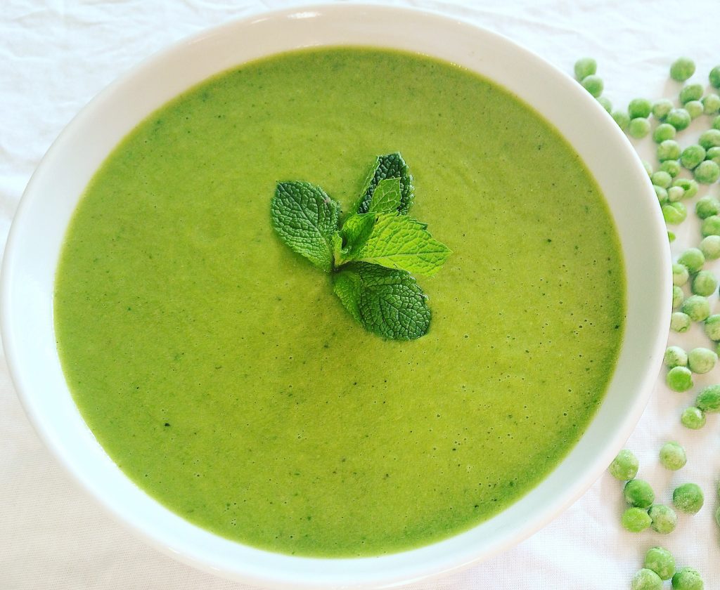 pea and mint soup