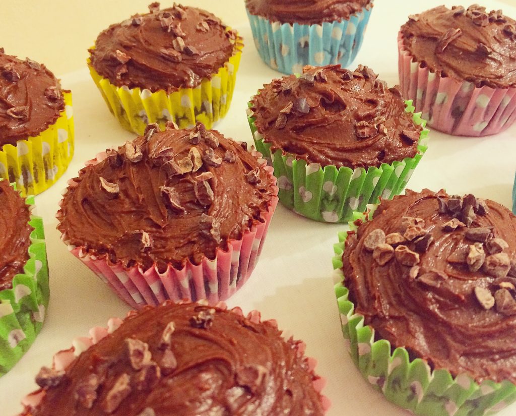 chocolate and peanut butter brownie cupcakes