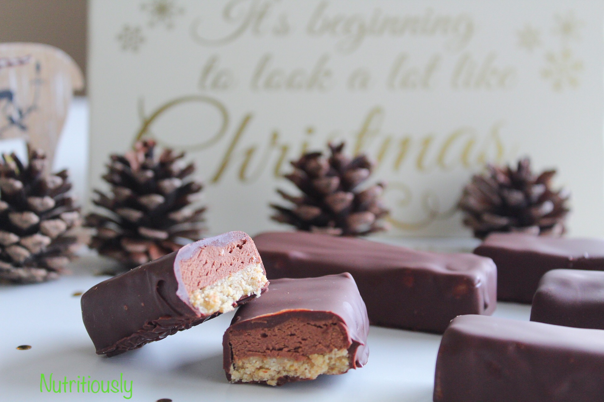 Chocolate Covered Chestnut Bars